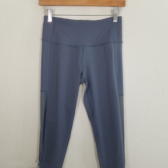 Victoria's Secret Sport Mesh Leggings Gray Size S - Picture 2 of 8